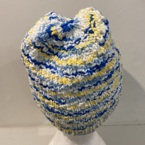 Handmade knit beanie cap hat - Picture 4 of 8